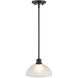 Amberle 1 Light 9.5 inch Matte Black Mini-Pendant Ceiling Light